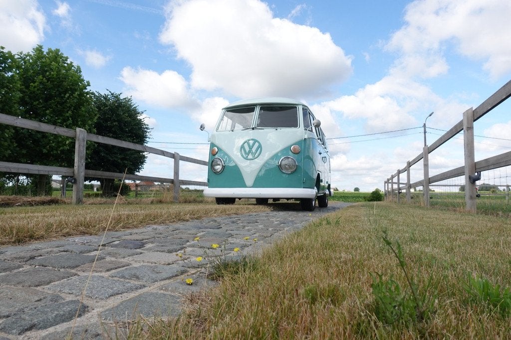 Volkswagen T1 sunroof (bj 1964), Auto's, Achterwielaandrijving, Gebruikt, 4 cilinders, https://public.car-pass.be/vhr/308b4cfa-f687-431b-88cc-62af0ef6bd89