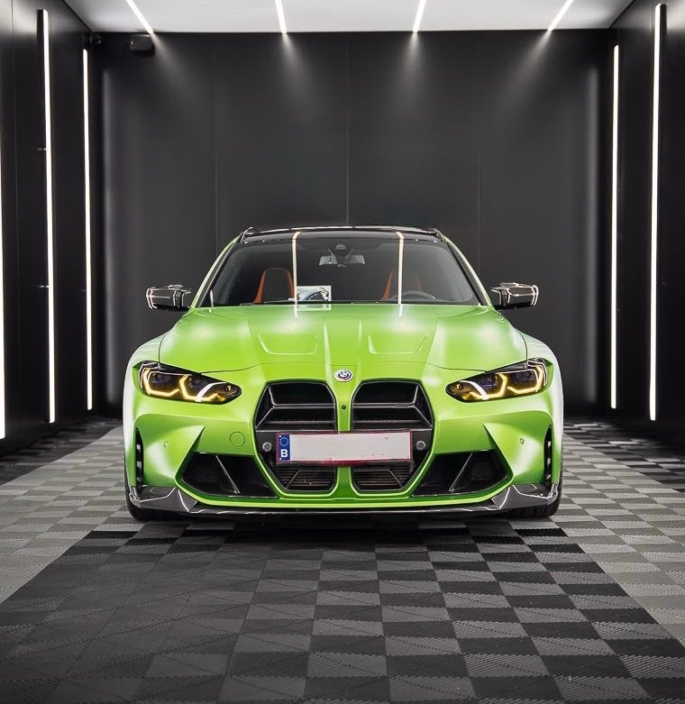 BMW M3 competition Touring xDrive | Carbon | Frozen Green, Auto's, Automaat, Dealer onderhouden, Break, 2 zetels