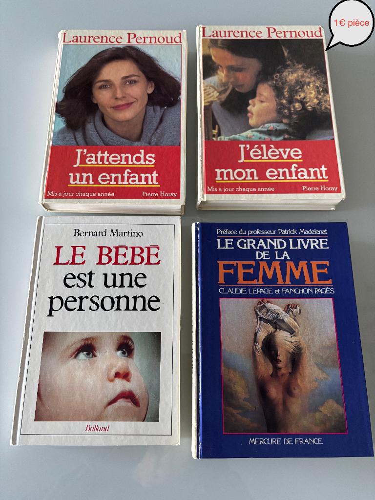 livres maman/enfant - bébé - femme, Enlèvement, Utilisé, Divers auteurs