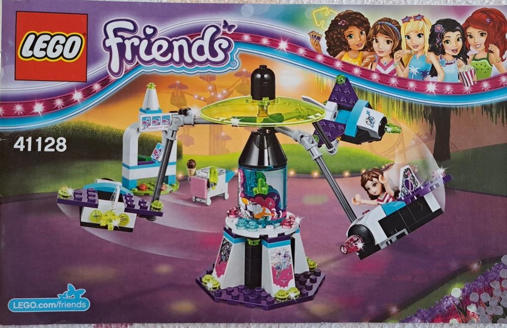 Lego Friends - 41128 - le manège volant du parc d'attraction, Enlèvement ou Envoi, Complet, Lego, Friends