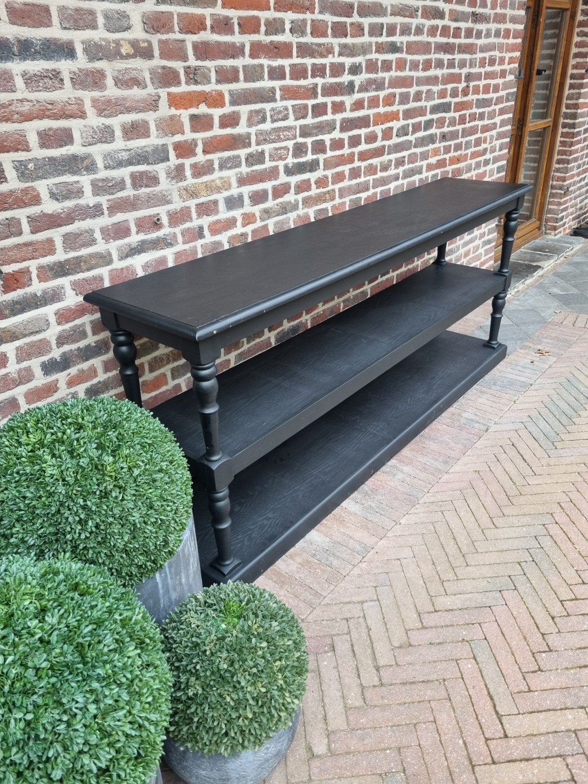 Eiken sidetable/wandconsole GRATIS LEVERING, Huis en Inrichting, Tafels | Sidetables, Zo goed als nieuw, 25 tot 50 cm, 150 tot 200 cm