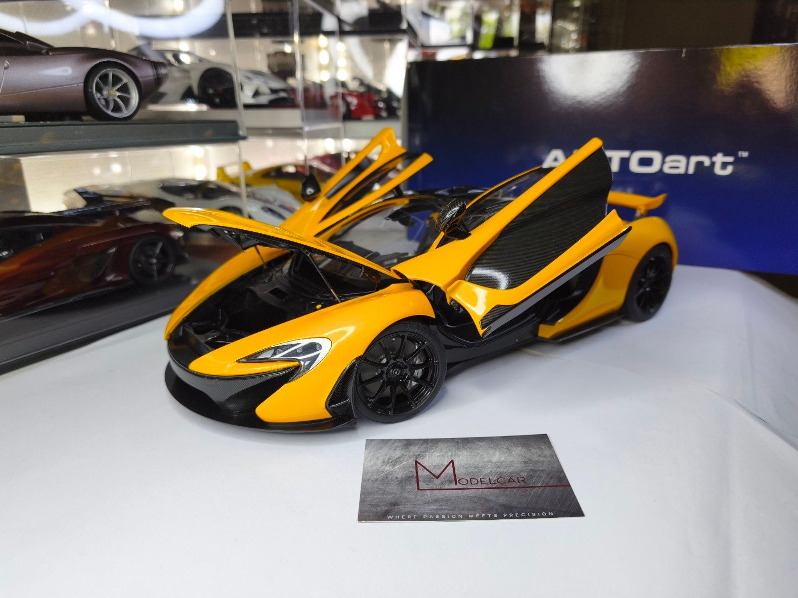 McLaren P1 1/12 auto, Ophalen of Verzenden, Zo goed als nieuw, 1:9 t/m 1:12, Auto