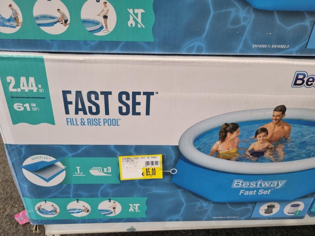 Piscine gonflable, Enlèvement