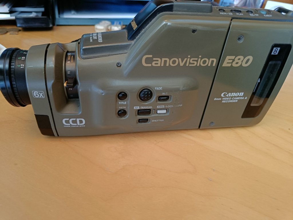 Analoge camera Canovision E80, Ophalen, 8mm, Camera