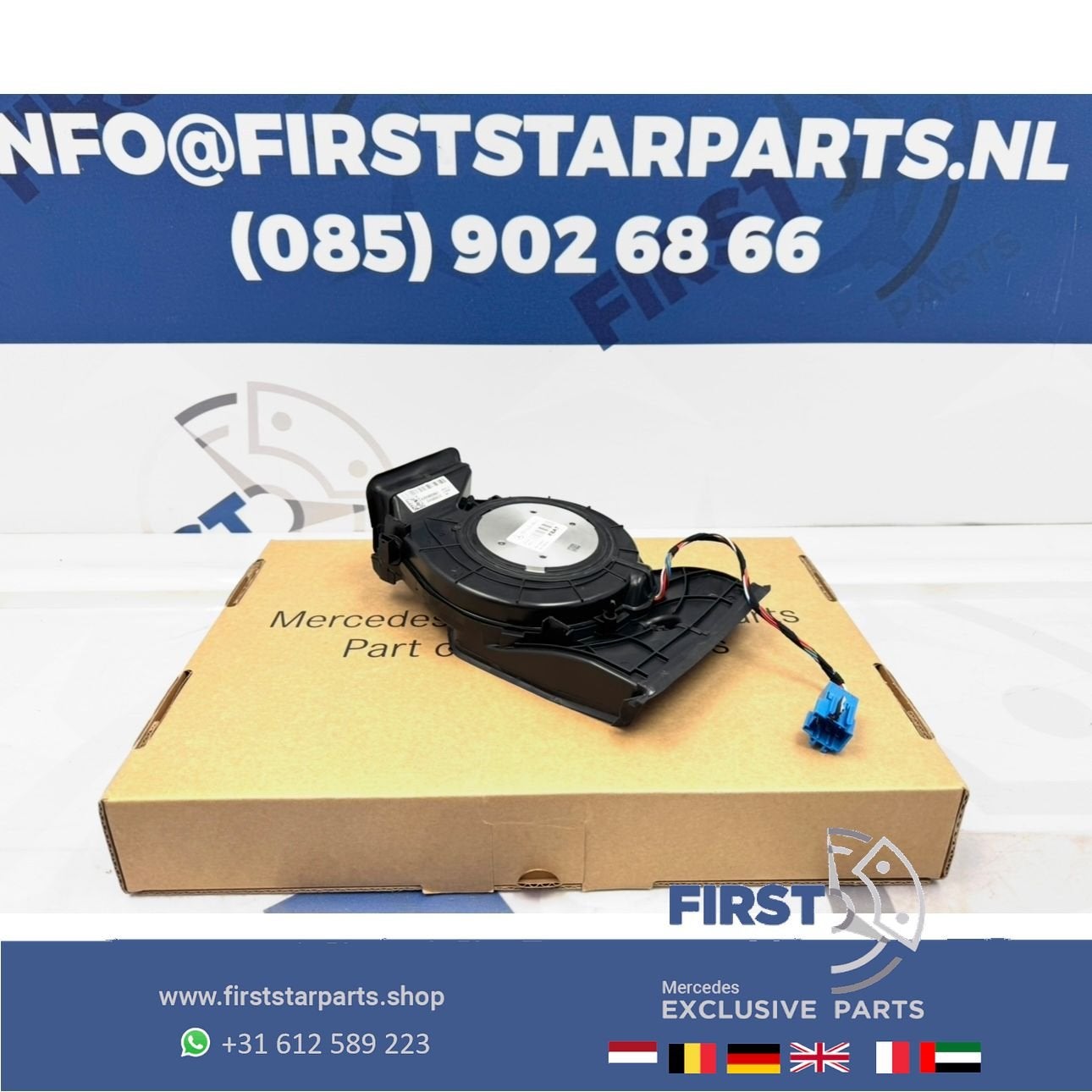 W205 W253 KOELVAN MODULE A2059062601 Mercedes C GLC MIDDENCO, Gebruikt, -, Ophalen of Verzenden, -