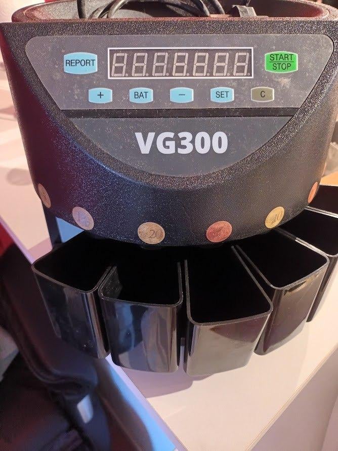 Muntensorteermachine, Zakelijke goederen, Ophalen