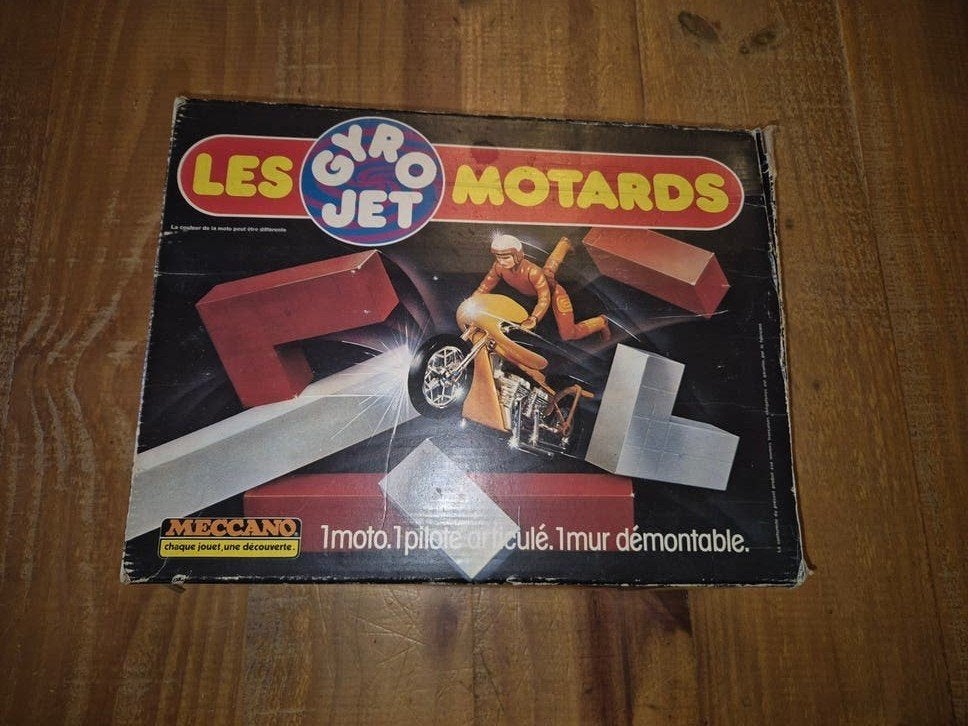 Gyro Jets Motards Meccano vintage collection 1980's, Enlèvement ou Envoi