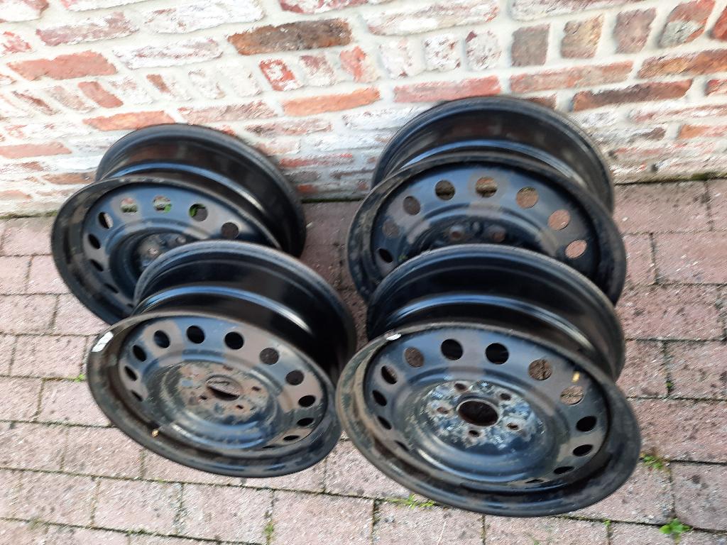 Set velgen (met gratis bandenlichters), Ophalen, Gebruikt, Velg(en), 16 inch
