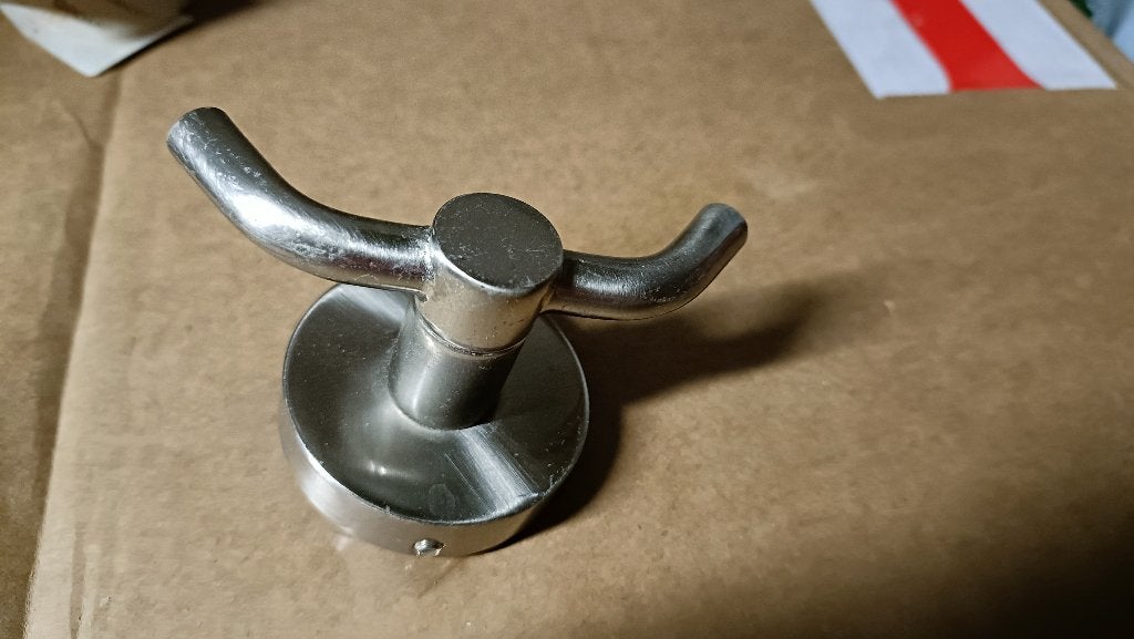 HACEKA dubbele handdoekhaak, Huis en Inrichting, Ophalen of Verzenden, Nieuw, Metaal, Wandhaken