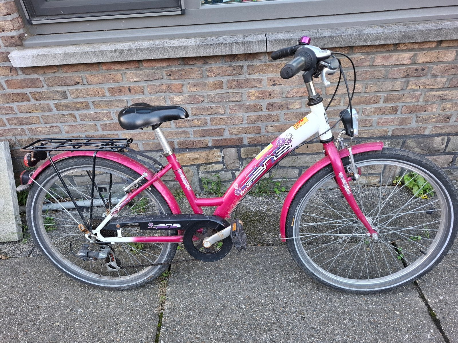 kinderfiets 24 inch, Enlèvement, Utilisé, Frein sur jante, 24 pouces