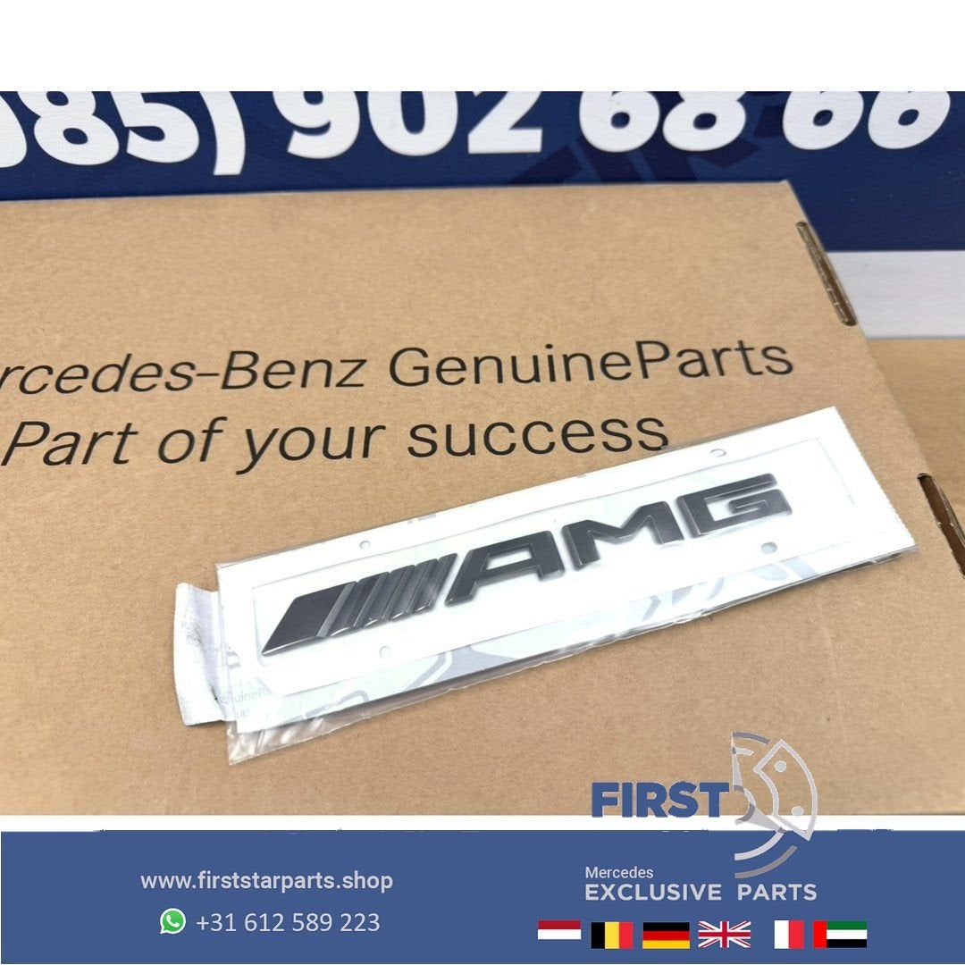 AMG LOGO KOFFERBAK EMBLEEM ACHTERKLEP BADGE Mercedes A C CLA, Gebruikt, -, Ophalen of Verzenden, Achter