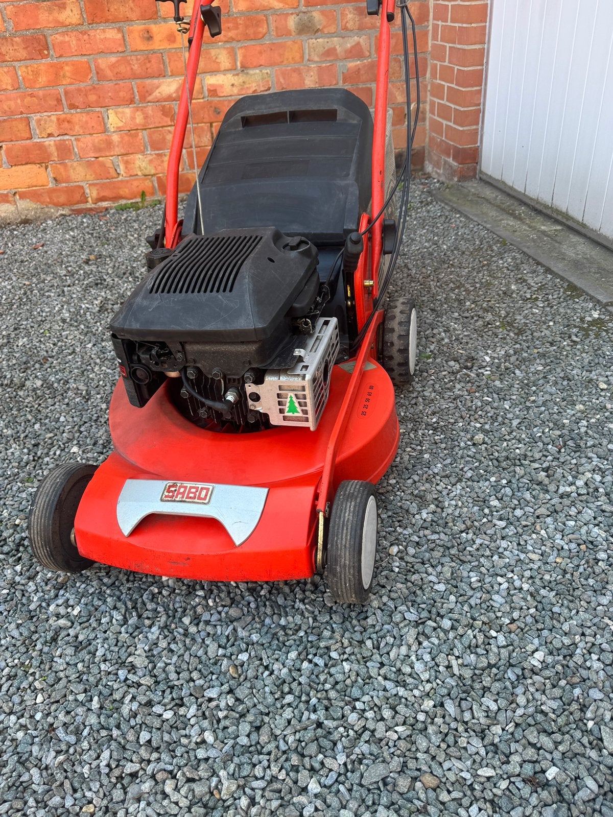 SABO Turbostar 52 zelftrekker, Tuin en Terras, Cirkelmaaier, Gebruikt, Versnellingen, Ophalen of Verzenden