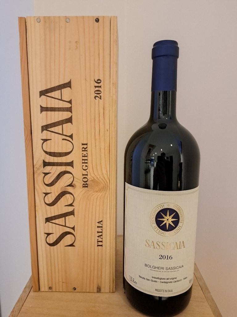 Sassicaia magnum, Neuf, Enlèvement ou Envoi, Pleine, Vin rouge