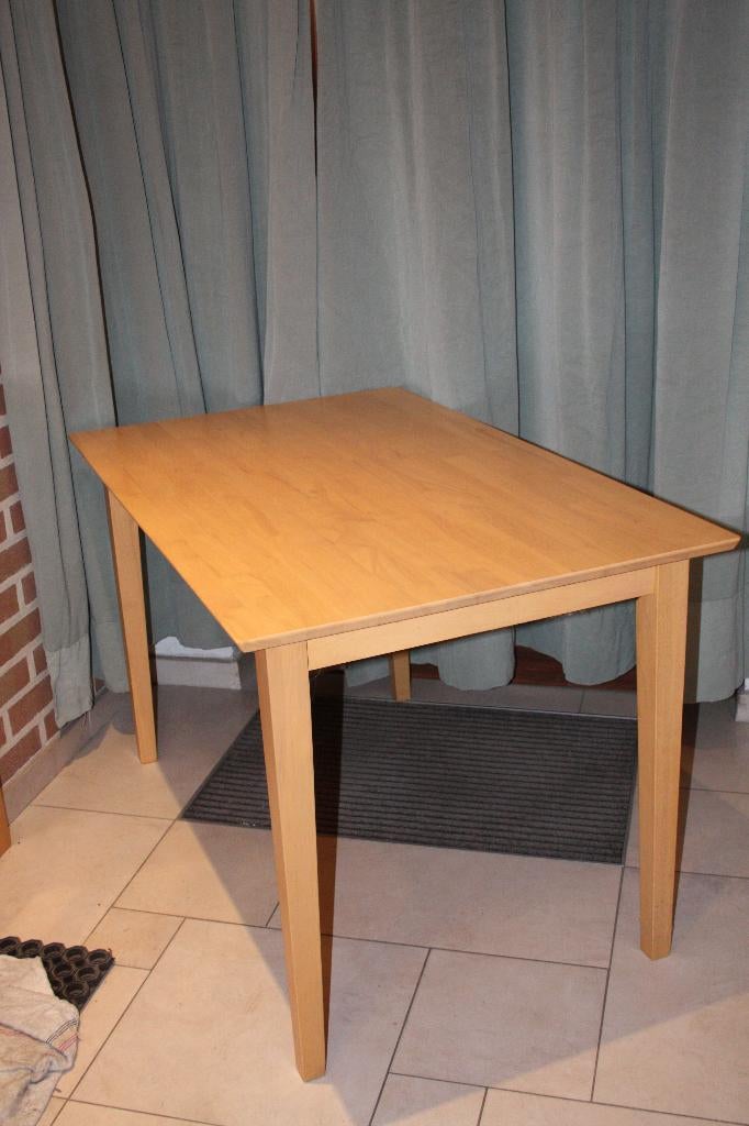 tafel met 4 stoelen, Ophalen, 100 tot 150 cm, Neutraal, 50 tot 100 cm