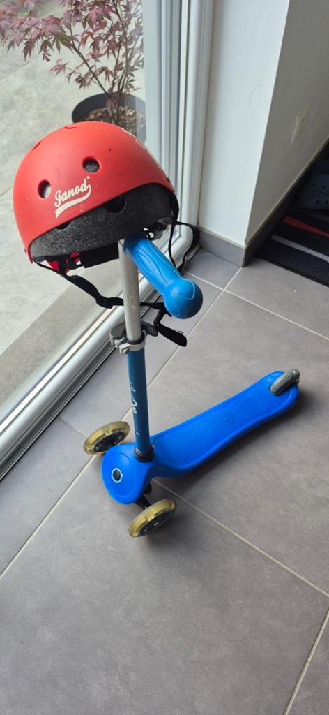 Globber Scooter + Helm, Fietsen en Brommers, Ophalen