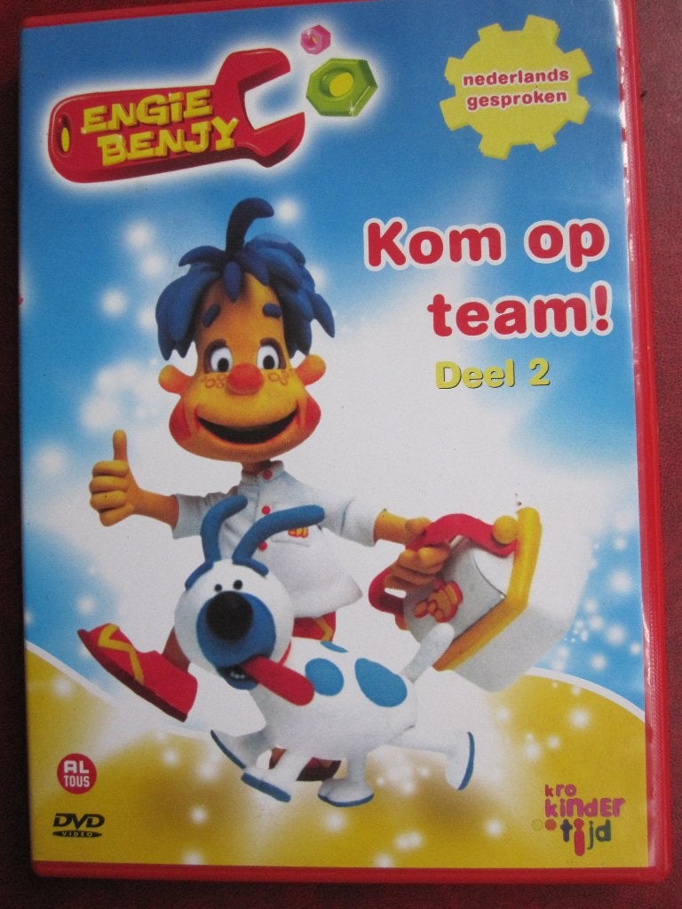 Engie Benjy Kom op team! deel 2, Tekenfilm, Ophalen of Verzenden, Zo goed als nieuw, Alle leeftijden