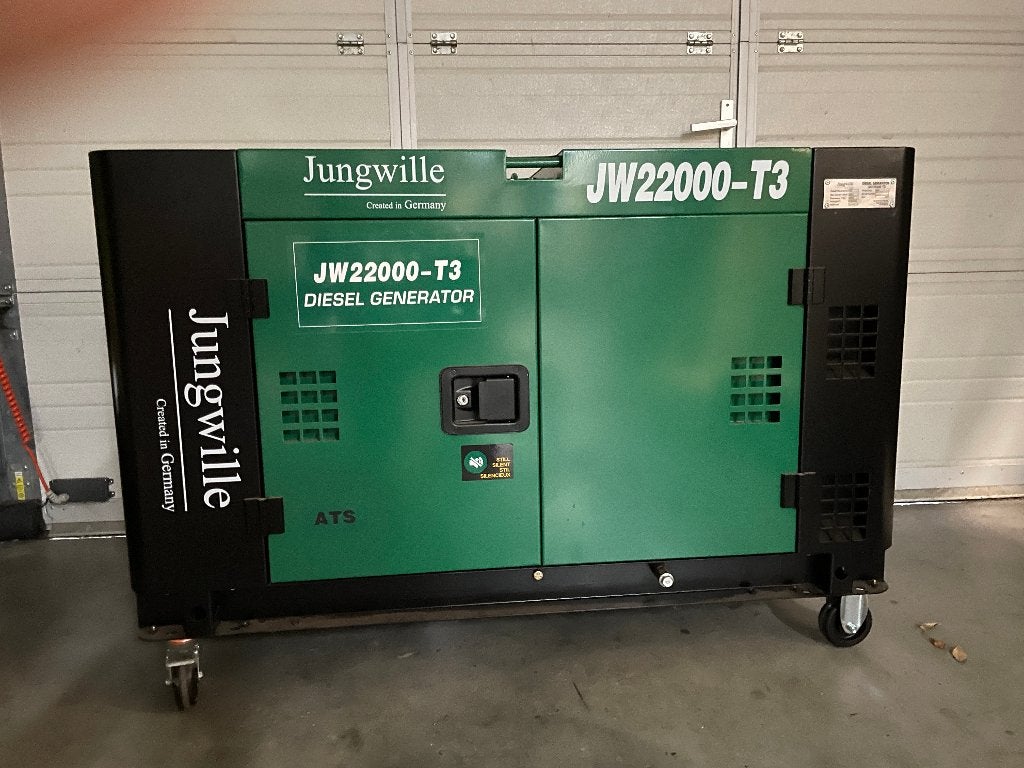 Générateur diesel JW22000-T3 (nouveau) prix suggéré 23.500€, Bricolage & Construction, Neuf, 10 à 30 kVA, Démarrage électrique