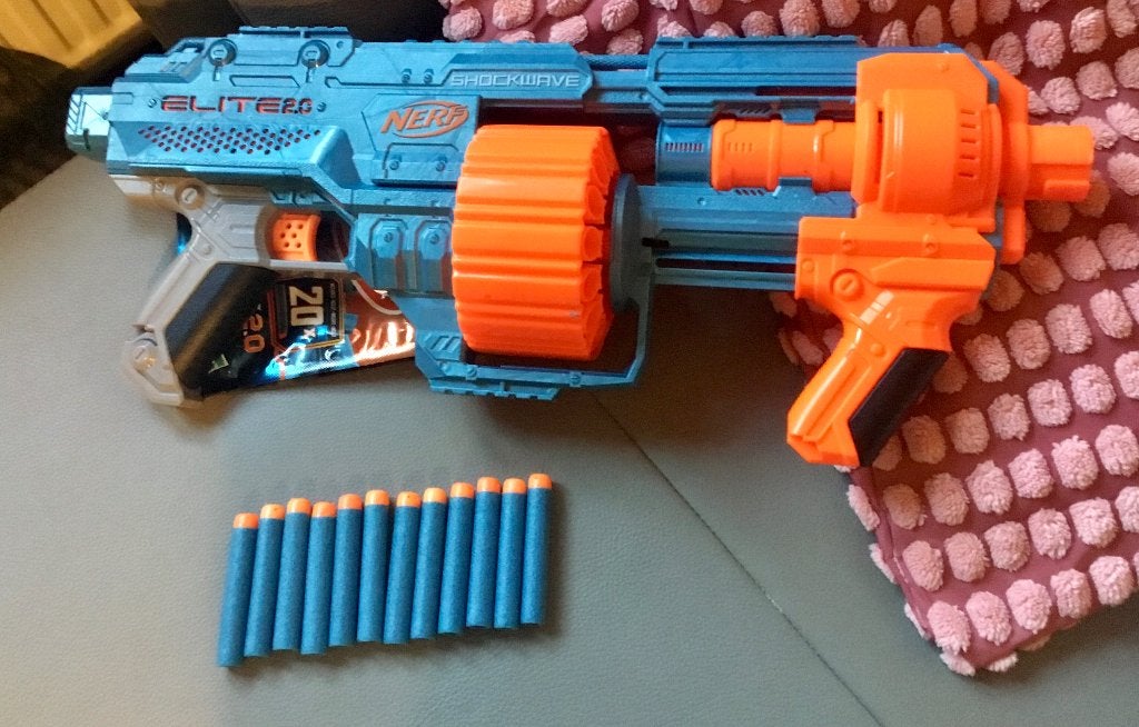 nerf geweer met pijltjes, Enlèvement, Utilisé