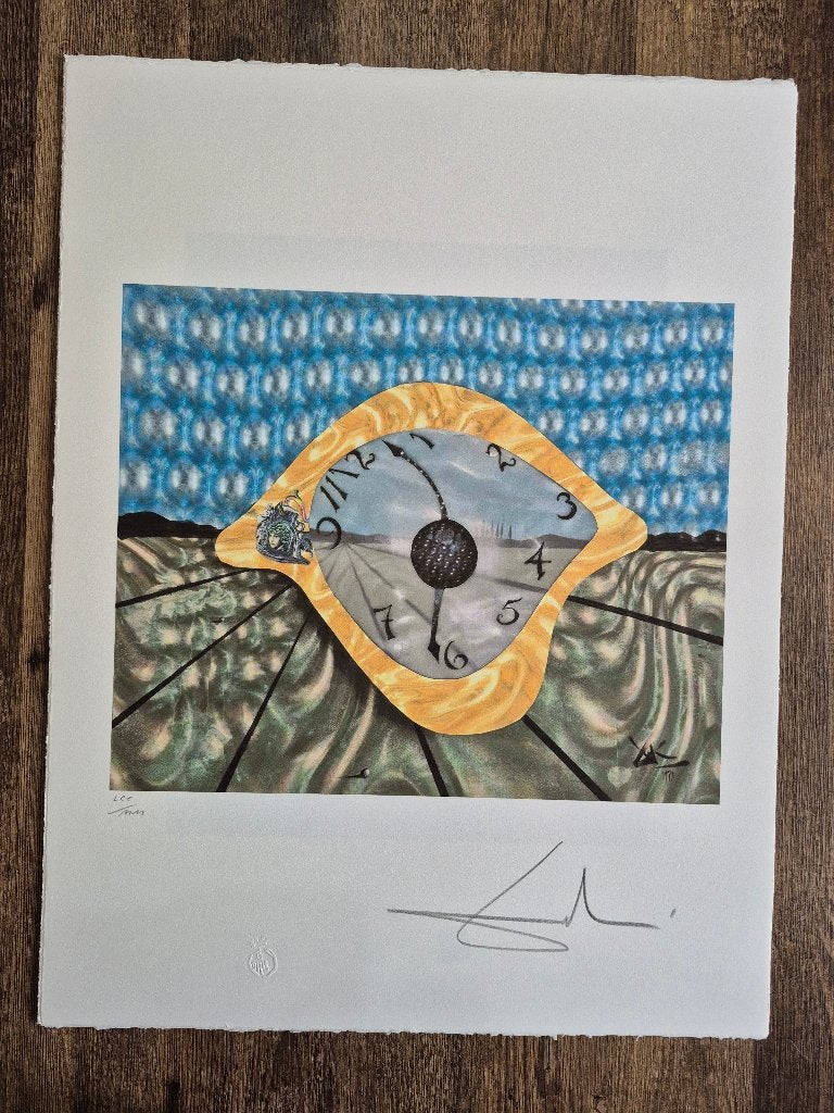 Salvador Dali Lithografie off set 50x65 cm  65€, Antiquités & Art, Enlèvement ou Envoi, Lithographie
