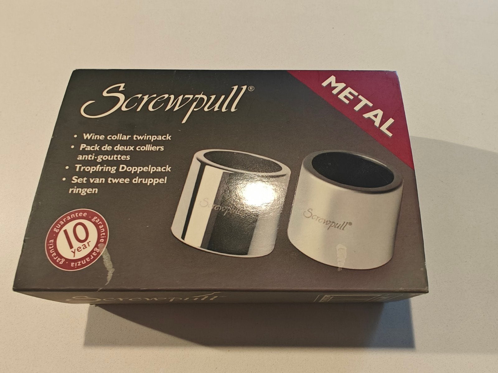 2 druppel ringen in luxe verpakking, Ophalen of Verzenden