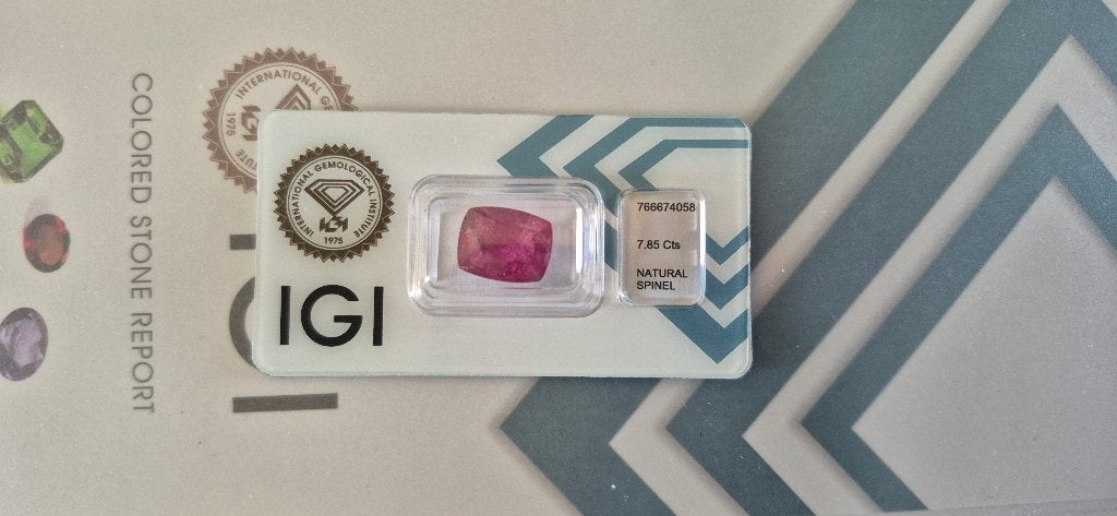 Roze Spinel 7,85 karaats, Handtassen en Accessoires, Edelstenen, Ophalen, Nieuw