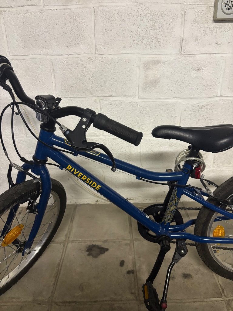 VTT, Decathlon Riverside, 120 bleu, Frein sur jante, 16 à 20 pouces, RIVERSIDE, Enlèvement