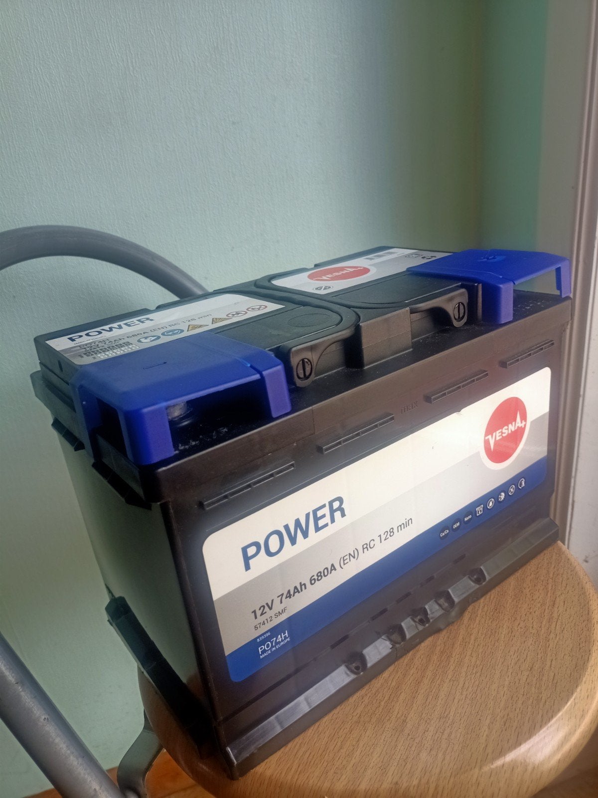 Auto batterij accu // 74 Ah, Ophalen