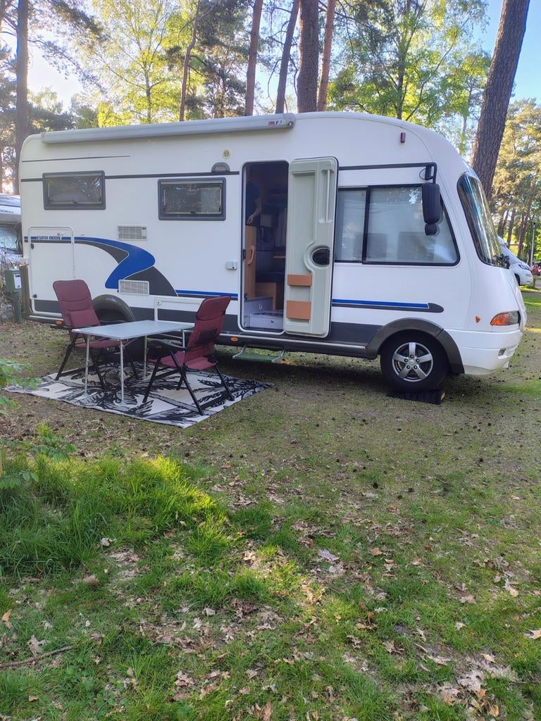 Mobilhome Euramobile, Caravans en Kamperen, Mobilhomes, Integraal, Fiat, Fietsendrager, 6 tot 7 meter