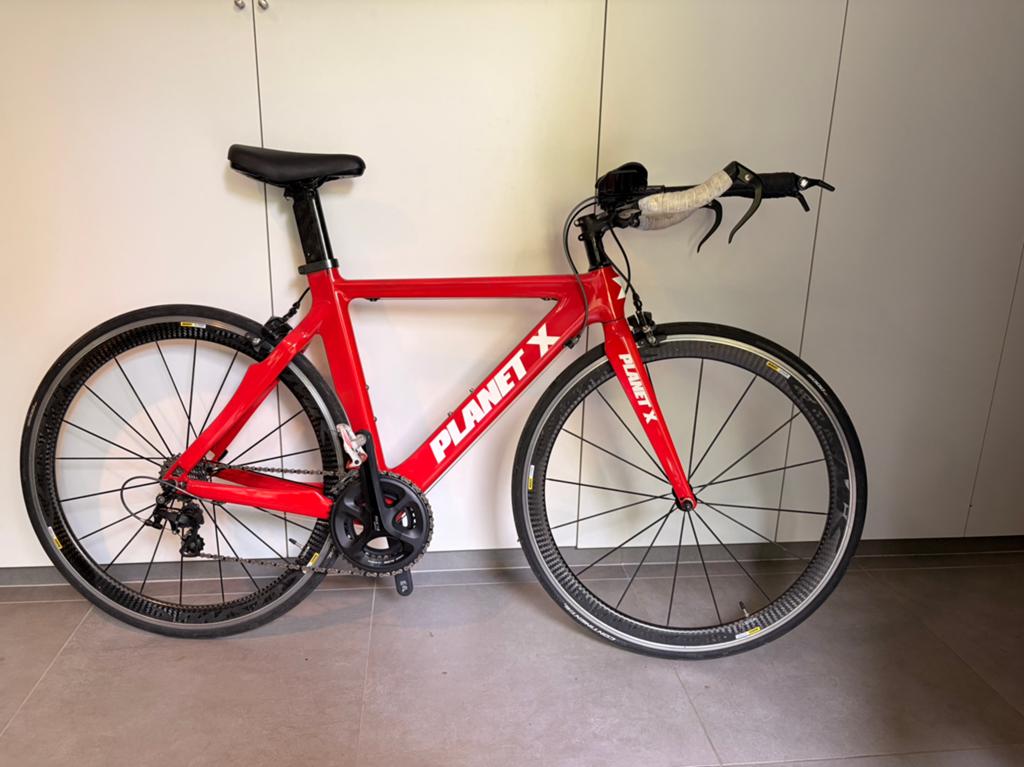 Triatlon/tijdritfiets, Fietsen en Brommers, Ophalen, Zo goed als nieuw, Carbon