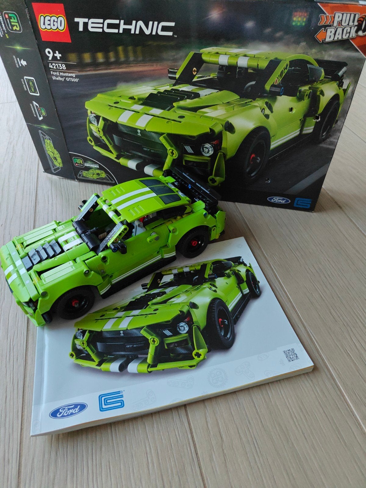 Lego Technic Ford Mustang, Kinderen en Baby's, Speelgoed | Duplo en Lego, Gebruikt, Lego, Compleet, Ophalen of Verzenden