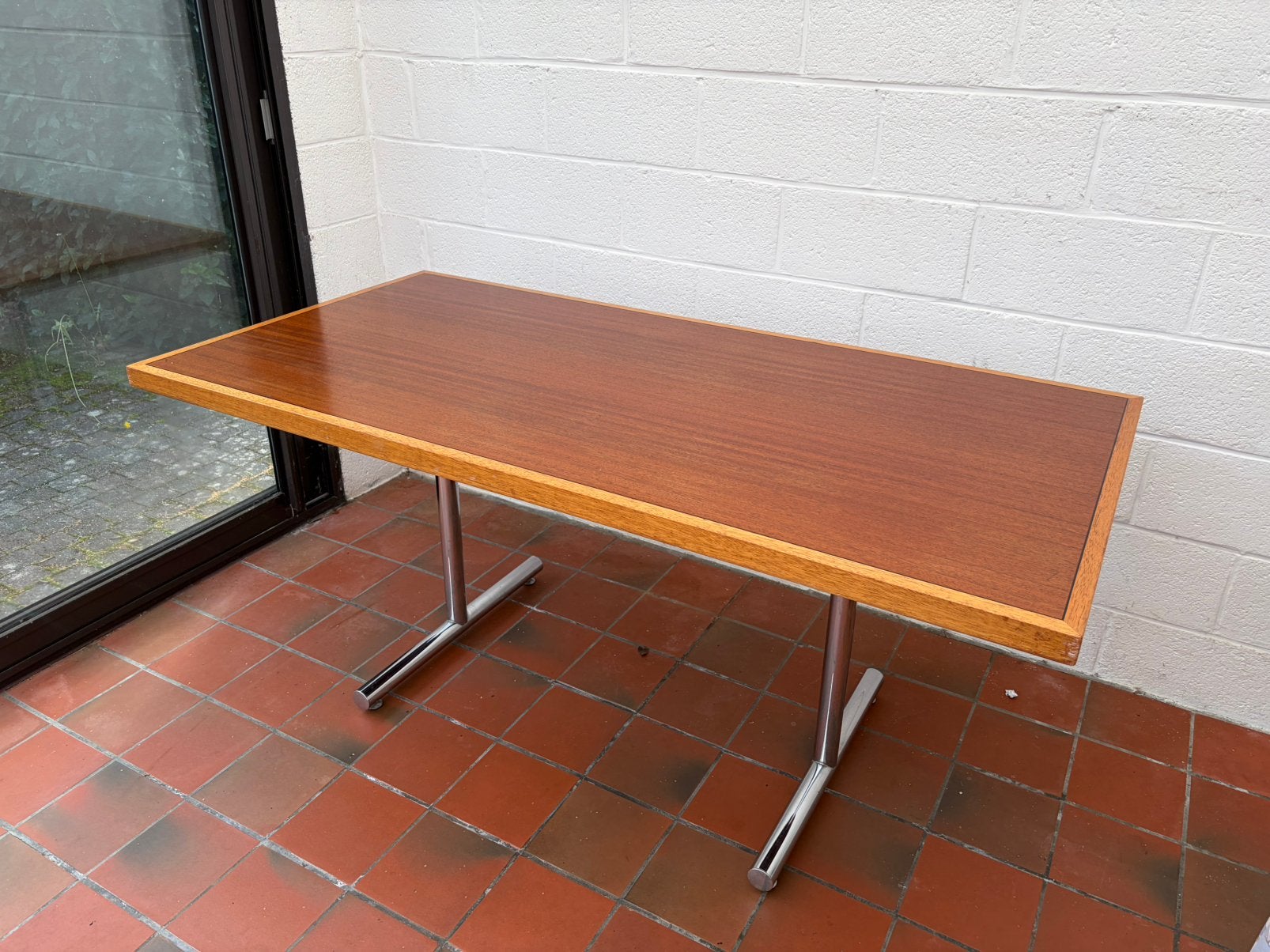 Table/bureau vintage HOWE, Maison & Meubles, Vintage, Enlèvement, Utilisé, Bois