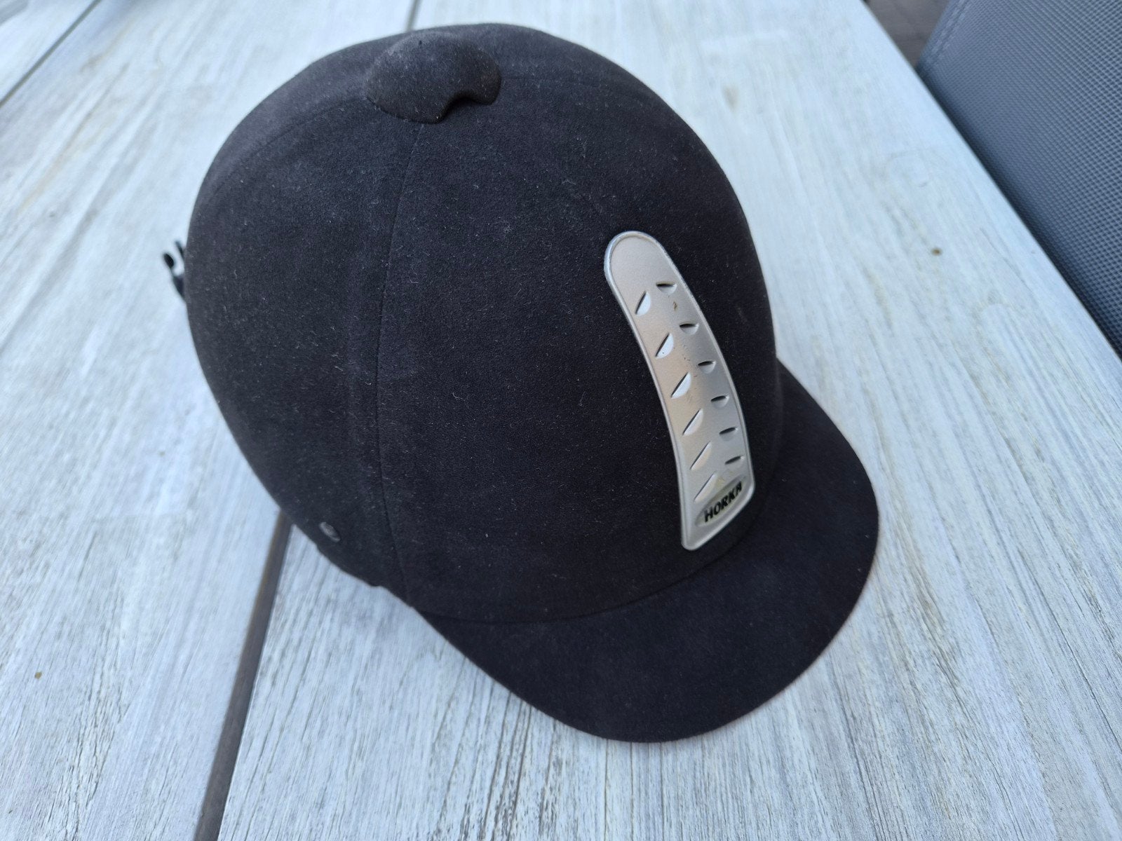 Hokra paardrij helm tok maat 52, Animaux & Accessoires, Vêtements d'équitation, Horka, Noir, Enlèvement, Casque d'équitation/bombe