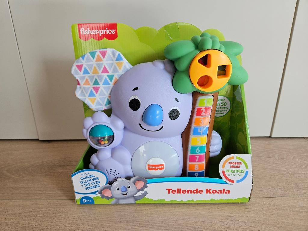 Tellende Koala - Fisher-Price - 9m+ NIEUW, Ophalen of Verzenden, Nieuw, Overige typen, Met licht