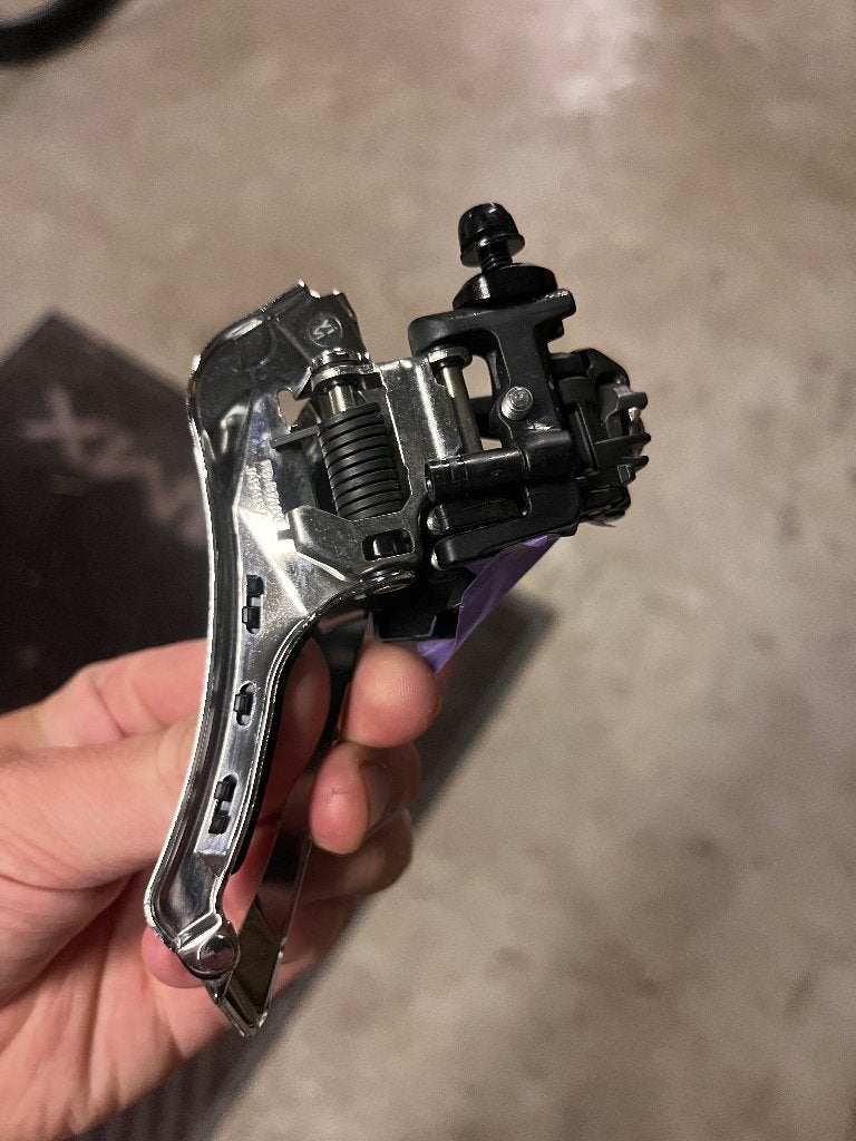 Dérailleur arrière et dérailleur avant Shimano 105, Vélos & Vélomoteurs, Vélos Pièces, Comme neuf, Shimano, Racefiets, Enlèvement