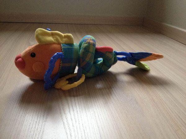 Bijtring knuffel vis, Kinderen en Baby's, Ophalen of Verzenden, Nieuw, Interactief