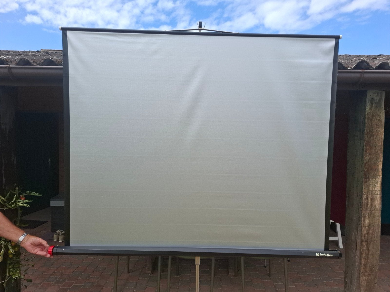 Projector scherm voor oa diavoorstelling, Ophalen