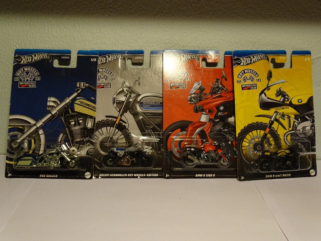 Hotwheels Motorcycle Club: 4 motors, Enlèvement ou Envoi, Neuf, Moteur