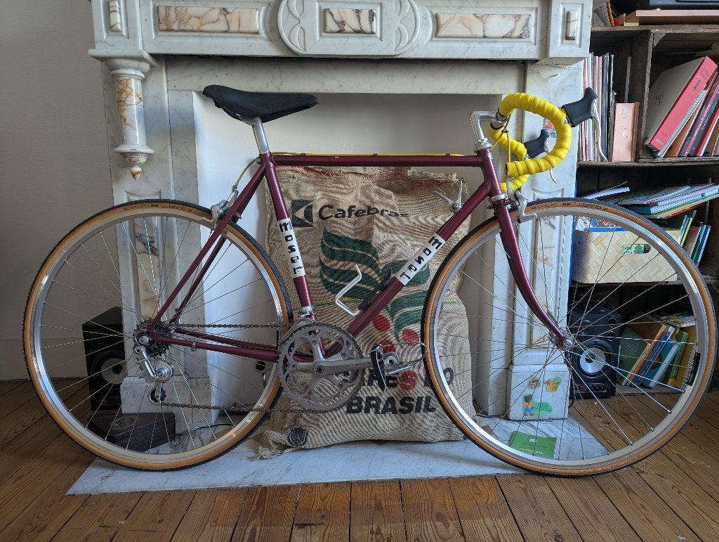 Moser vintage racefiets, Fietsen en Brommers, 28 inch, Gebruikt, Velgrem, 53 tot 57 cm