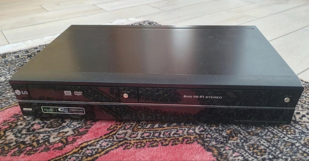 Lg lecteur dvd + vhs 6hd hi-fi stéréo, full hd et port usb, Enlèvement, Lecteur DVD, LG