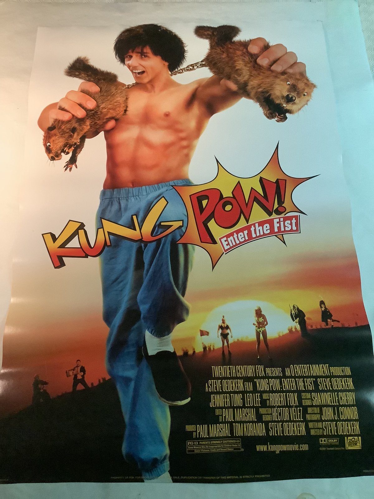 KUNG POW   USA FILMPOSTER   68,5-101,5 cm, Ophalen of Verzenden, Zo goed als nieuw