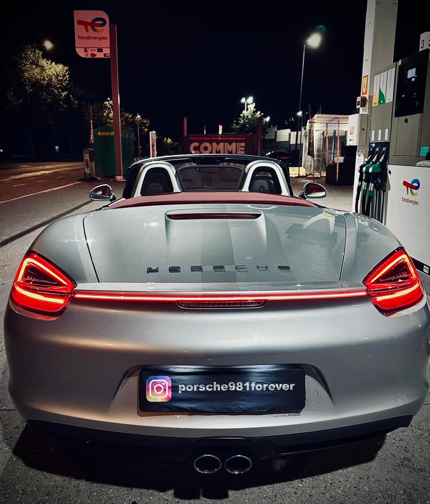 Porsche 981 Boxster 2.7 PDK  GT Silver / Carrera Red !, Autos, Argent ou Gris, Achat, Entretenue par le concessionnaire, 2 portes