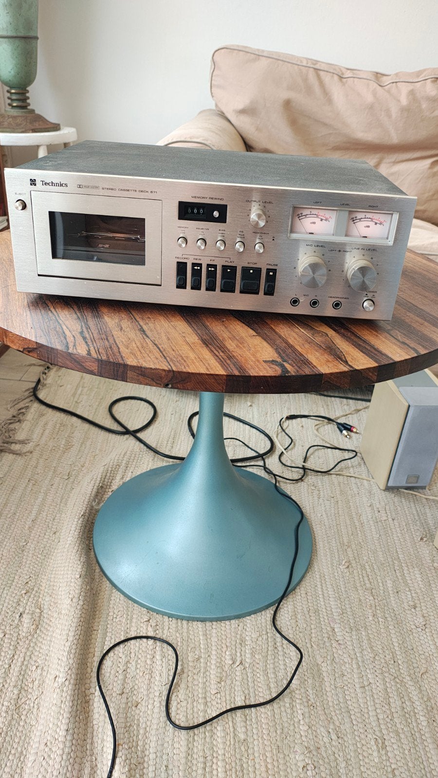 Technics stereo cassettedeck 671. nog te beoordelen, Ophalen, Niet werkend