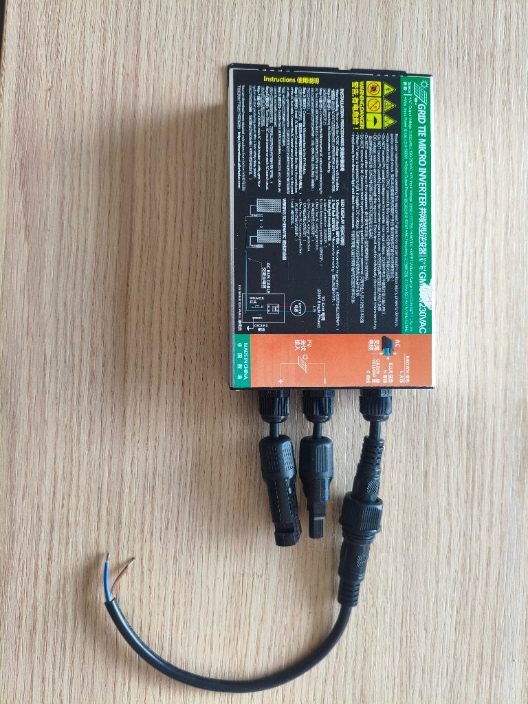 Plug & Play Omvormer 500W voor Zonnepaneel (Nieuw), Ophalen of Verzenden, Nieuw, 200 wattpiek of meer