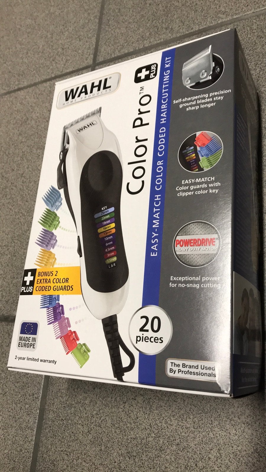 Tondeuse à cheveux Wahl Color Pro, Enlèvement ou Envoi, Comme neuf, Rasage ou Épilation