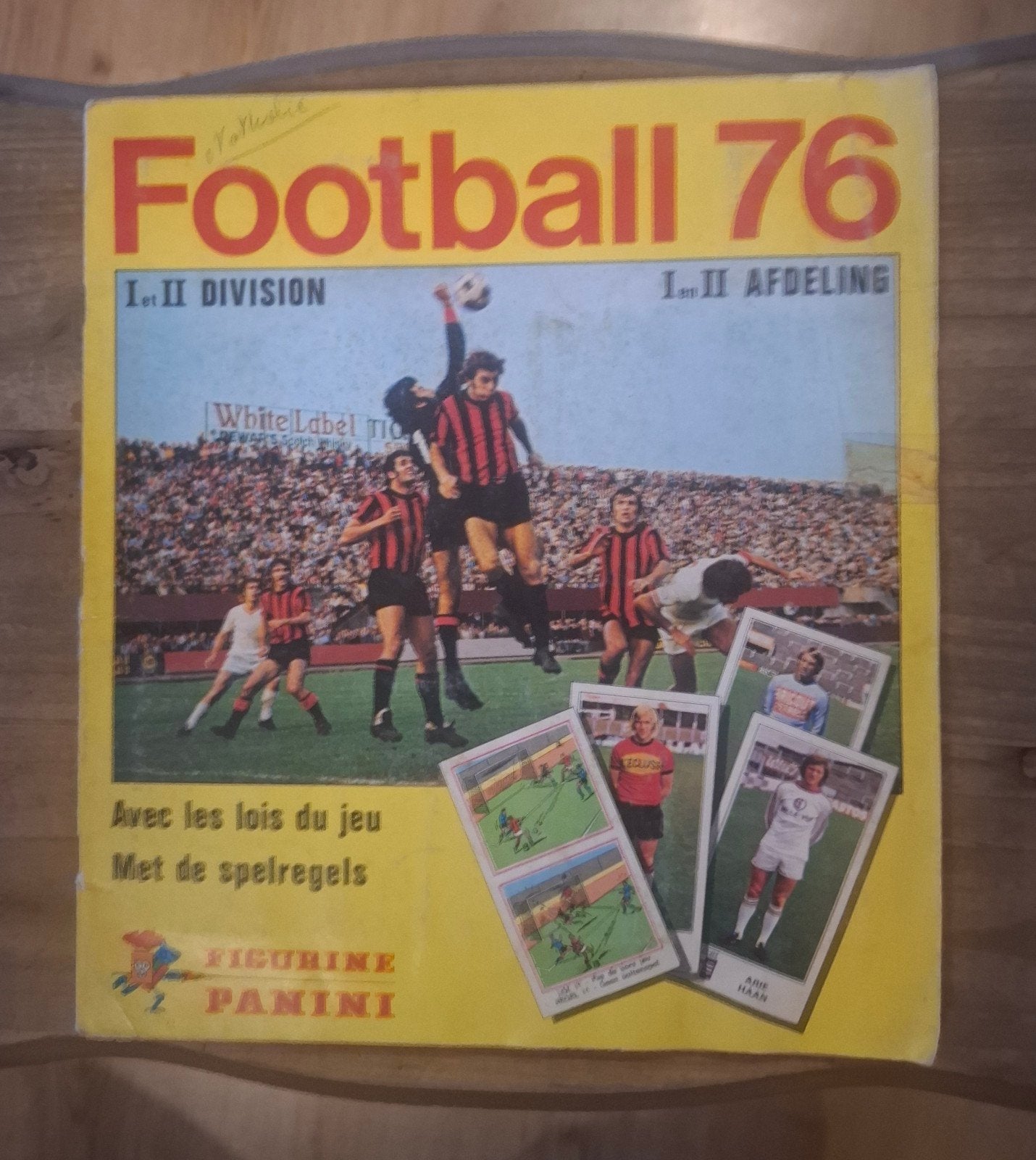 Panini Volledig album Belgisch voetbal 1976 Belgisch kampioe, Ophalen of Verzenden