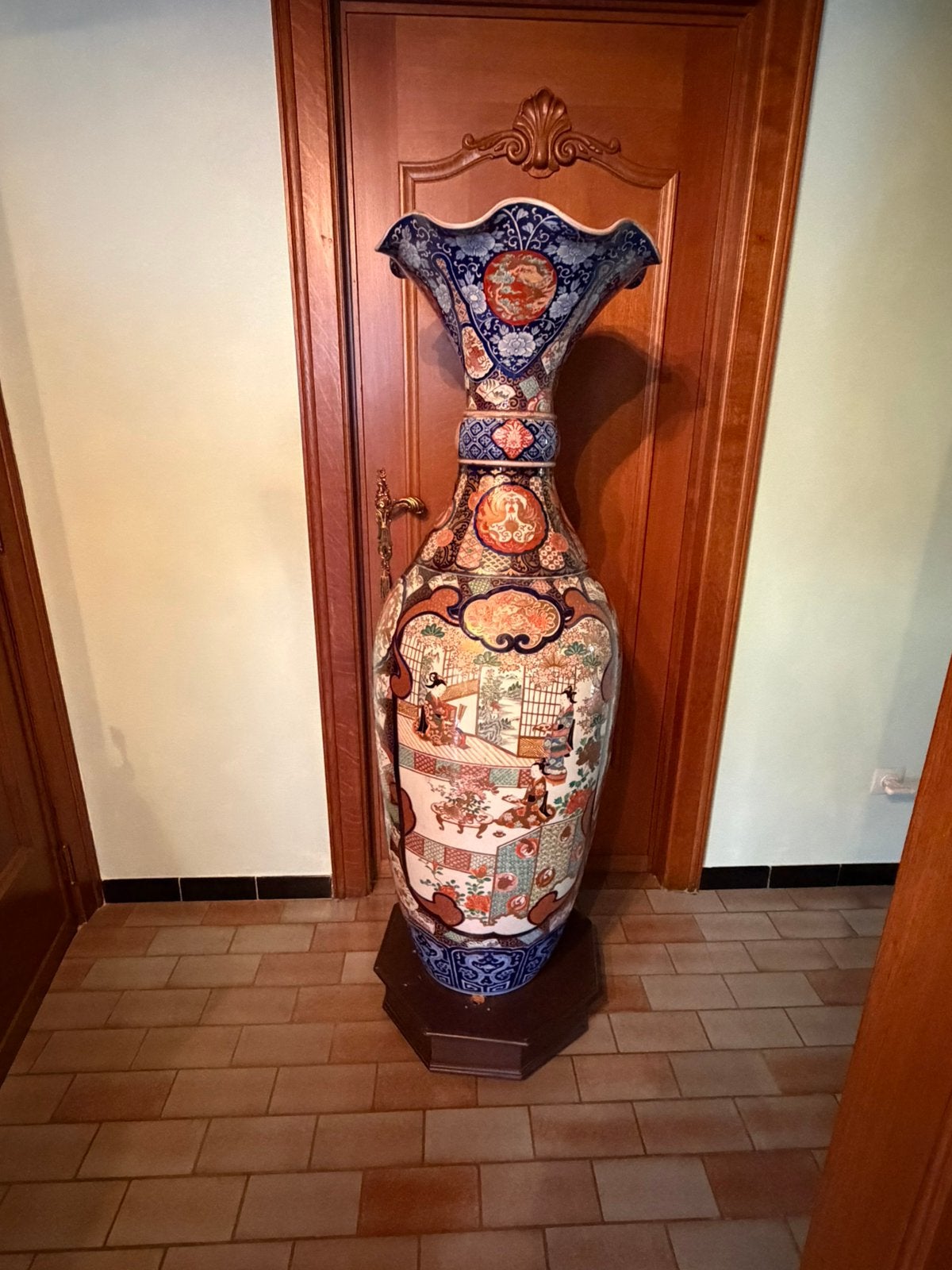 Grote Chinese vaas, Enlèvement