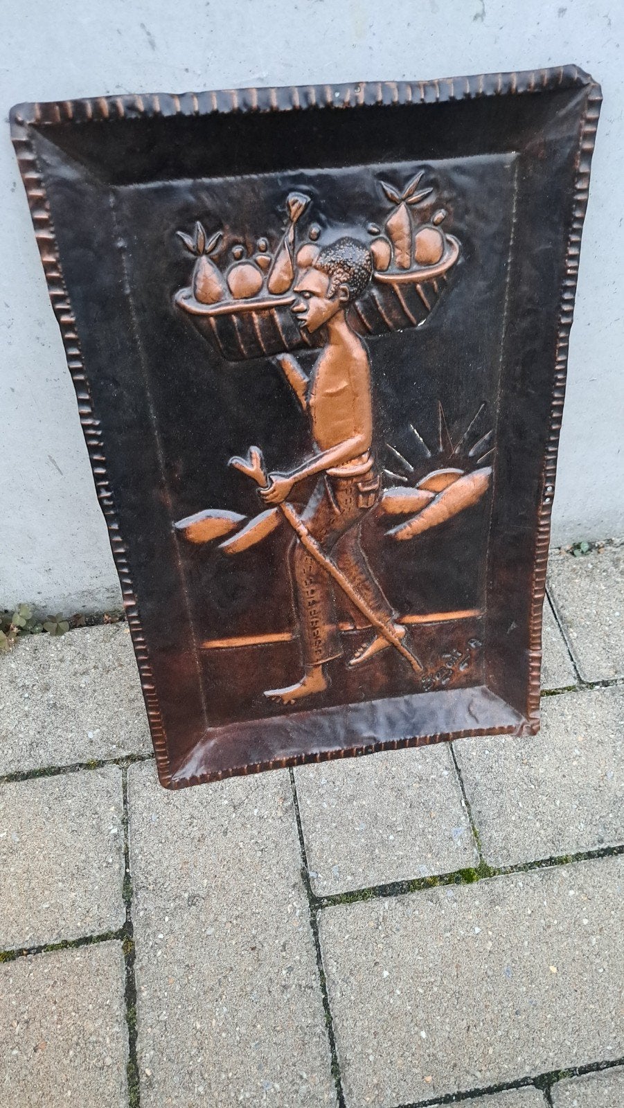 metalen Afrikaanse plaat, Ophalen of Verzenden