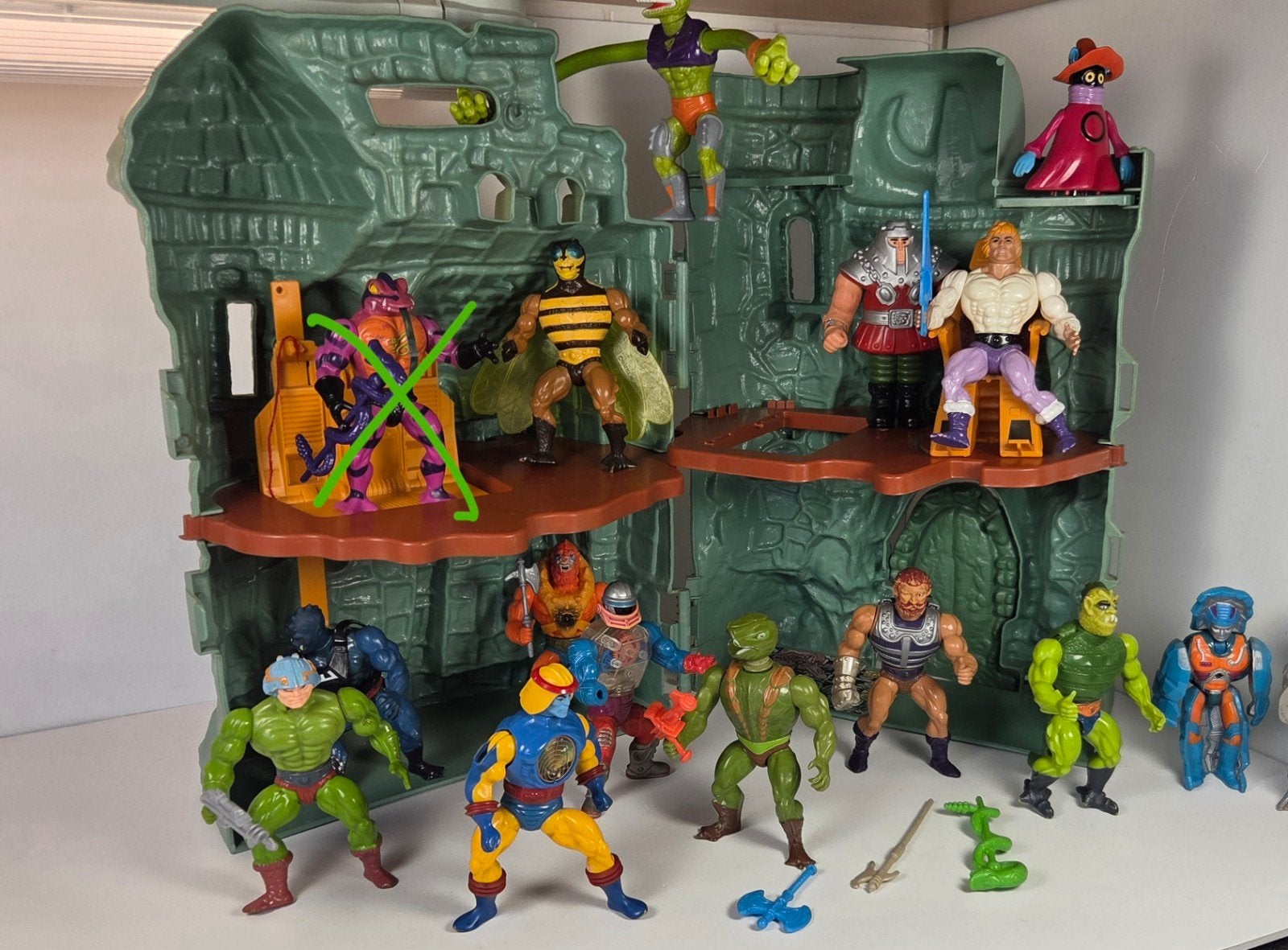 les maîtres de l'univers motu he man, Enlèvement ou Envoi, Utilisé