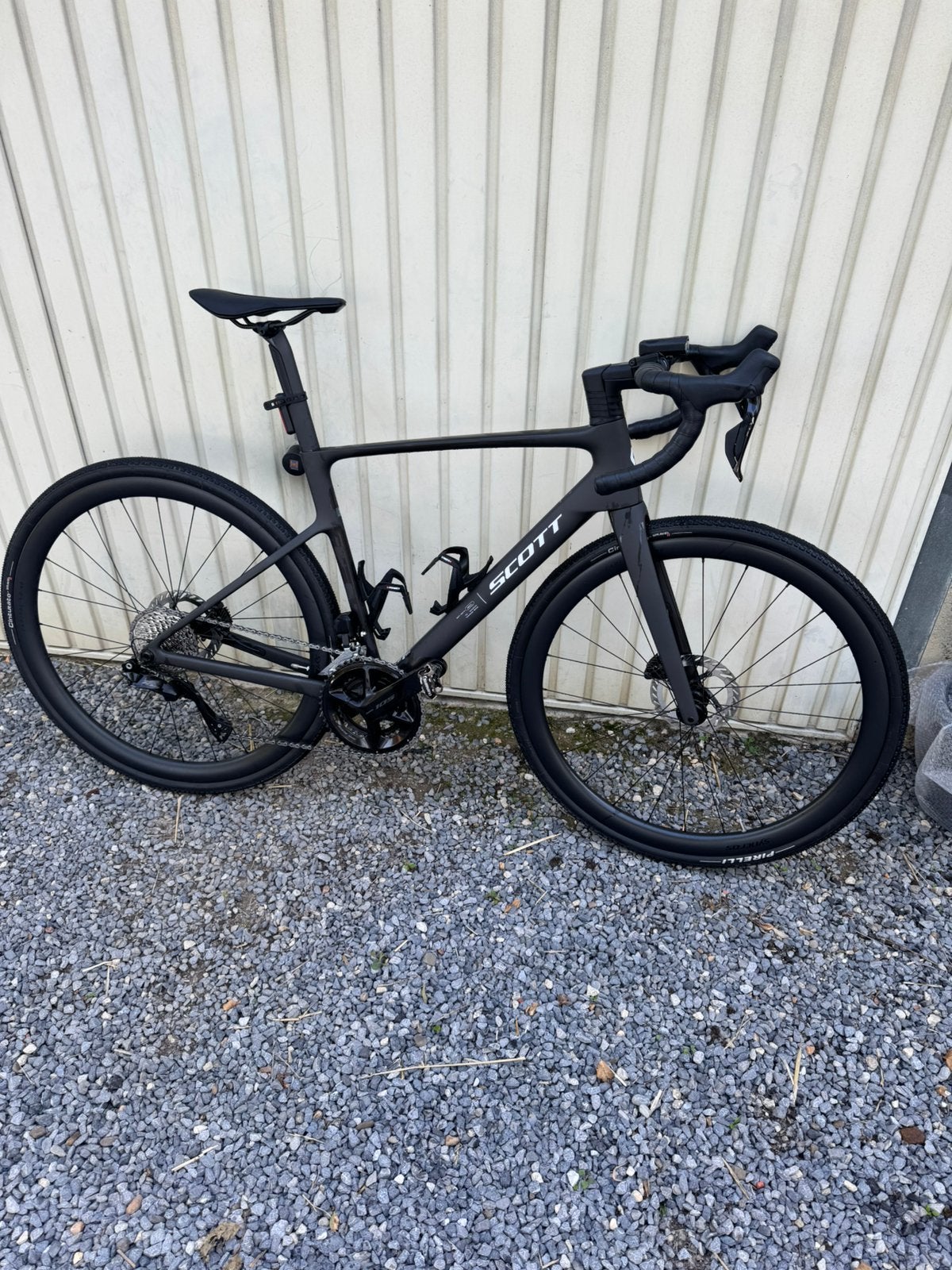 Scott Addict 30 carbon grey s, Carbon, Zo goed als nieuw, Schijfrem, Ophalen