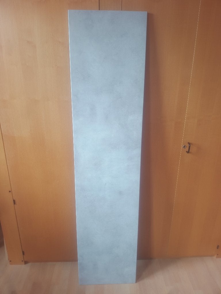 BESTA bovenblad 180x42 grijs, Ophalen